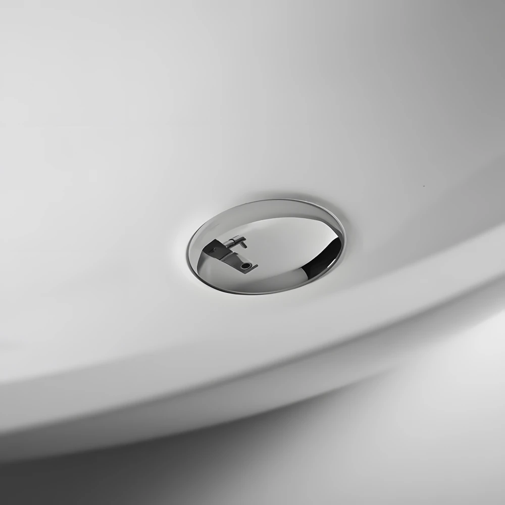 Bonde pop-up en laiton chromé