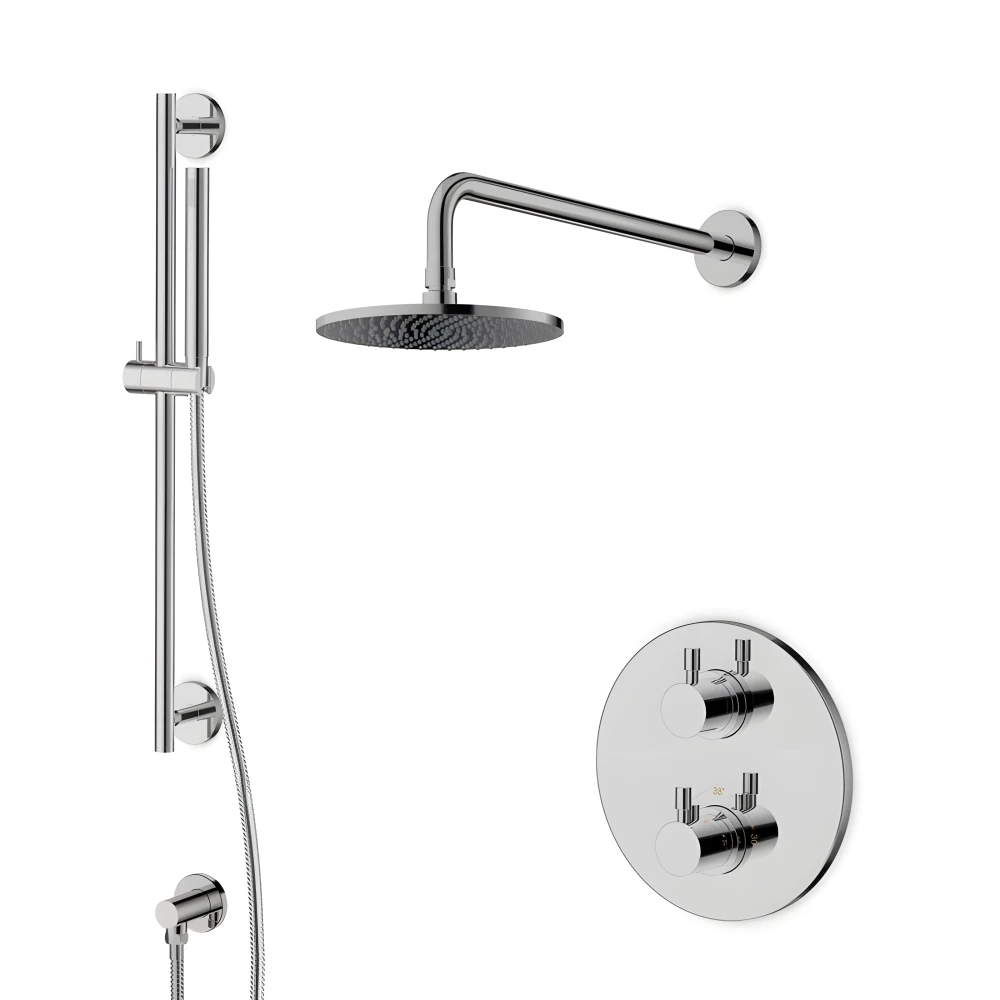 Pack douche encastré thermostatique chromé LOOP 7