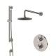 Pack douche encastré thermostatique inox brossé LOOP 7