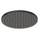 Douche de tête ø﻿﻿﻿ 20 cm en laiton noir mat