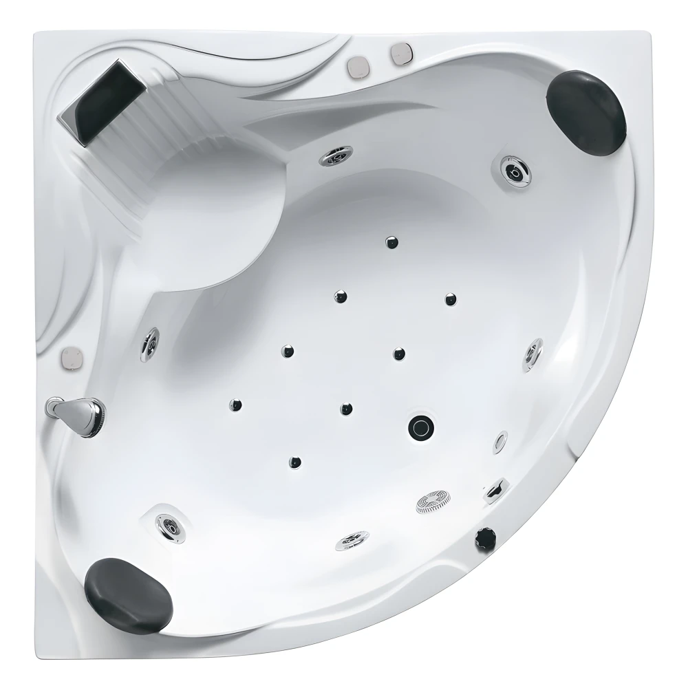 Vue supérieure MAKEMO IMASSAGE 150x150 cm