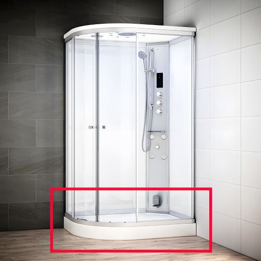 Receveur SILVER 120 DROITE ASYMETRIQUE