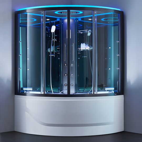 Baignoire douche hammam d'angle OMEGA 140S