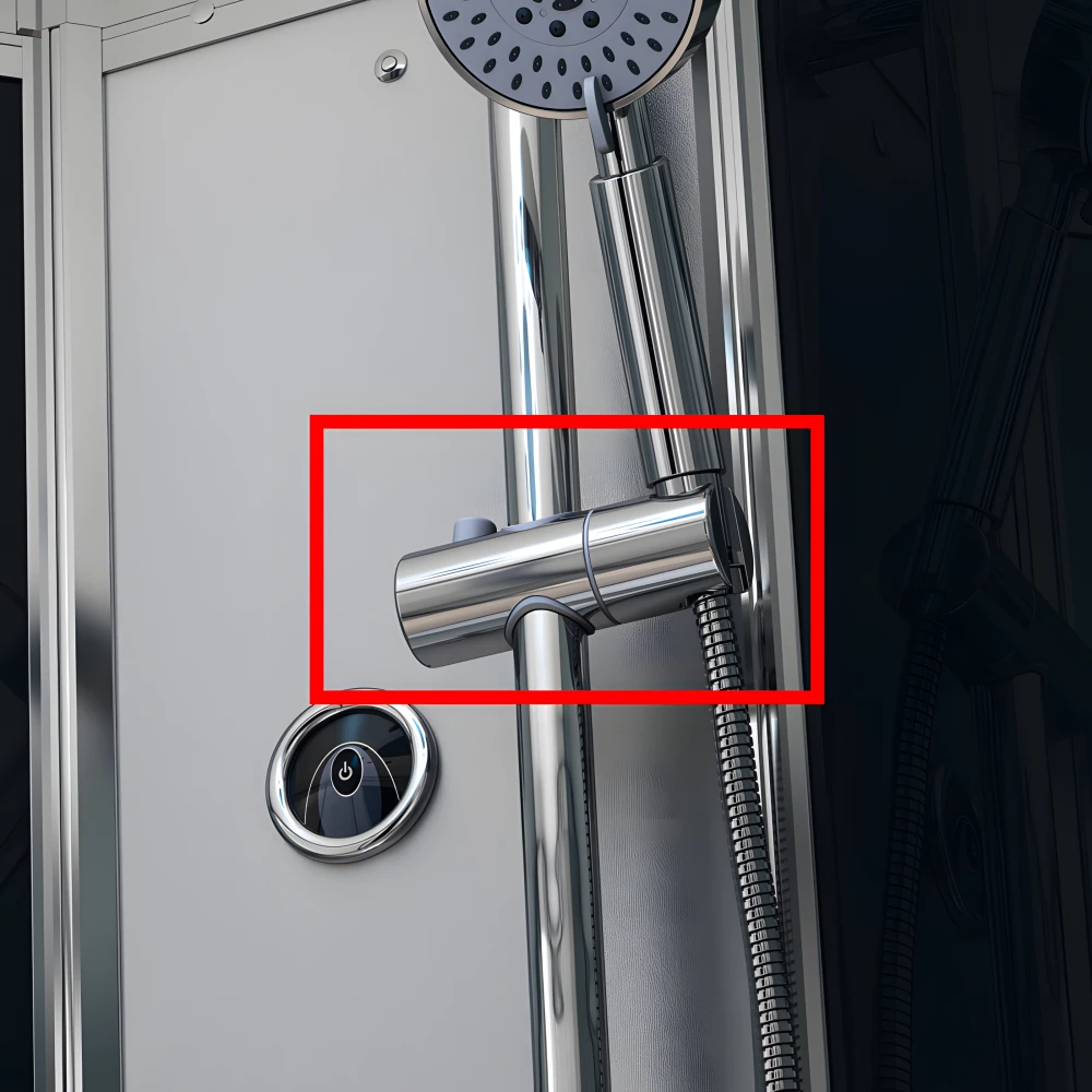 Curseur support douchette Silver