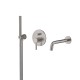 Pack bain/douche LOOP 5 inox brossé