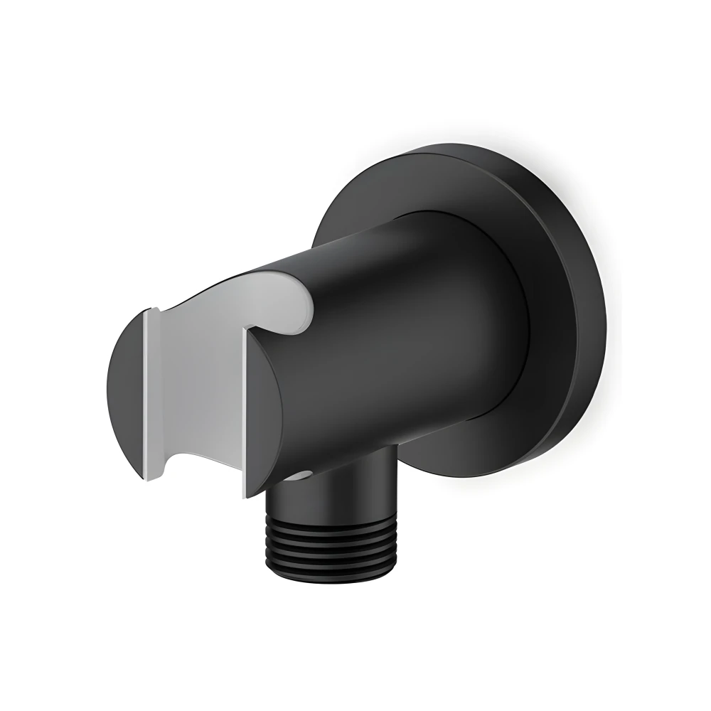 Support douchette mural avec alimentation flexible