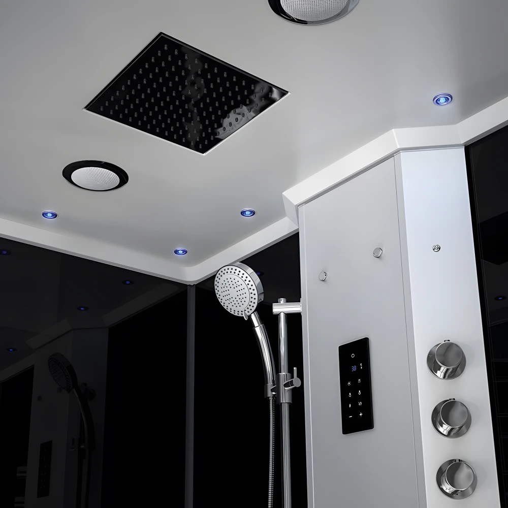 Colonne hydromassante avec technologie Safe Access / robinetterie thermostatique / computer tactile Bluetooth