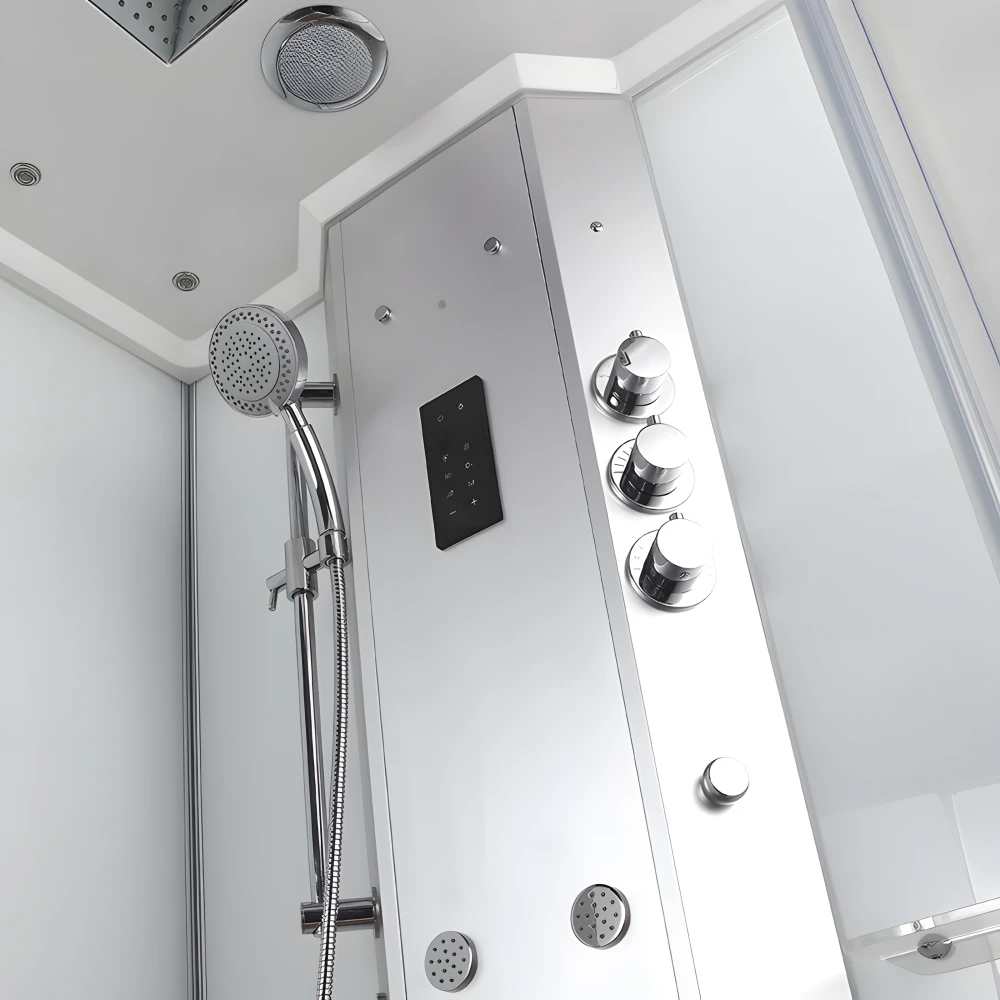 Colonne hydromassante avec technologie Safe Access / robinetterie thermostatique / computer tactile Bluetooth