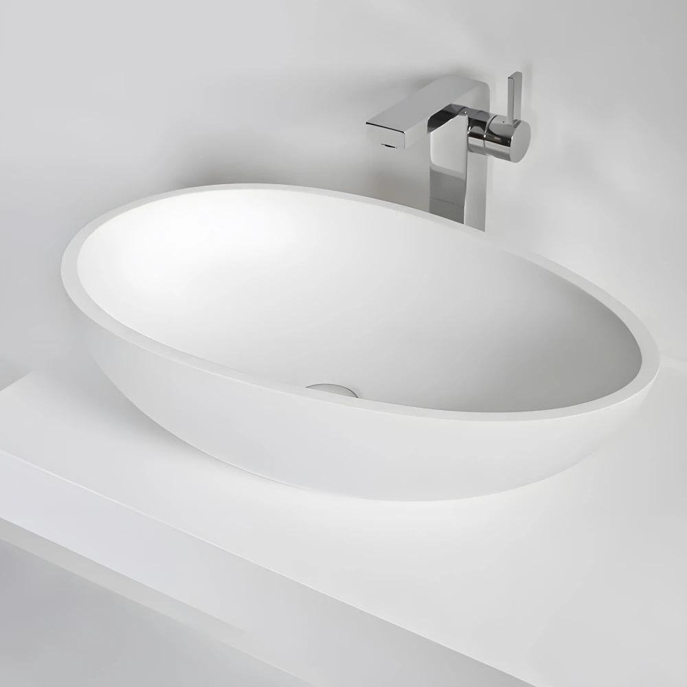 Solidité incomparable de la vasque, résistant aux tâches et à l'humidité