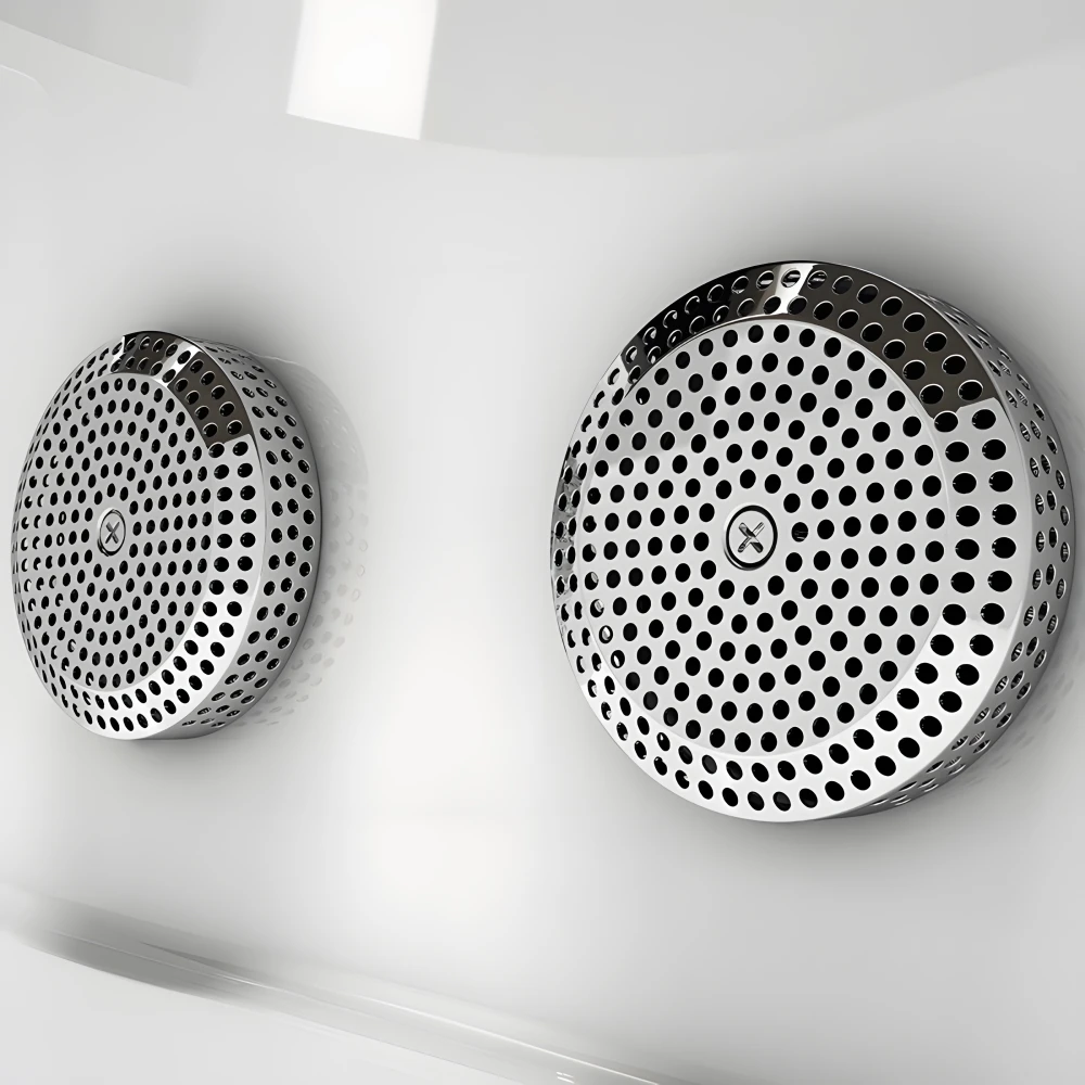 Double crépine d'aspiration pour un rendement maximal de la pompe