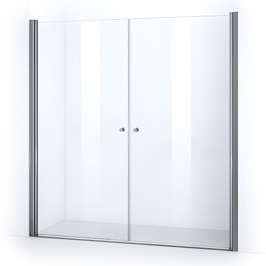 Portes de douche battantes ELBA 195 cm