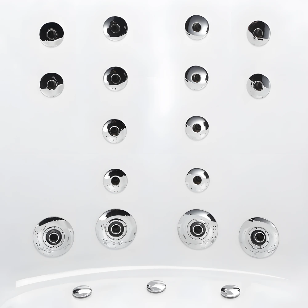 Massage dorsal intégral (buses en laiton chromé)