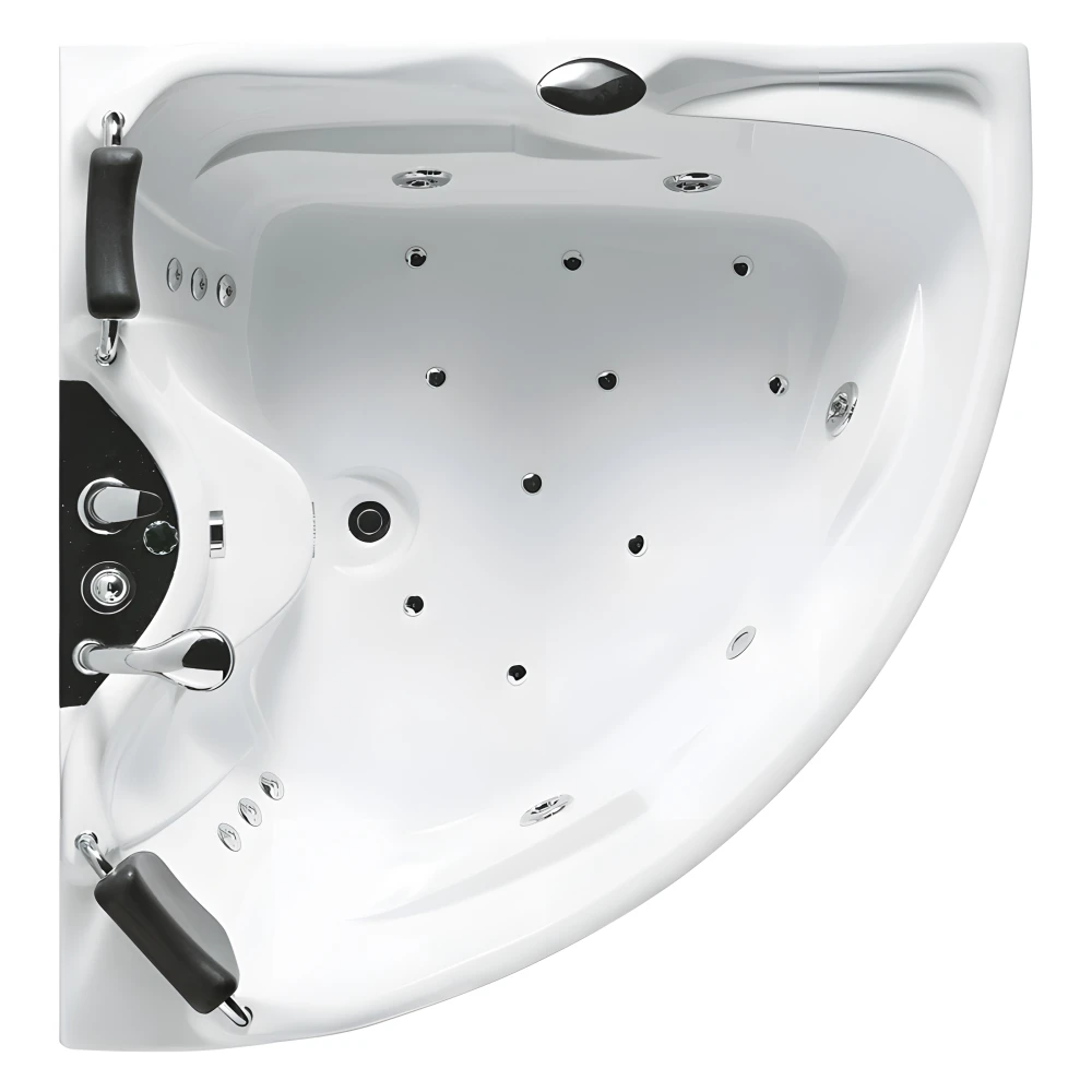 Vue supérieure VENISE GAUCHE IMASSAGE 150x150 cm