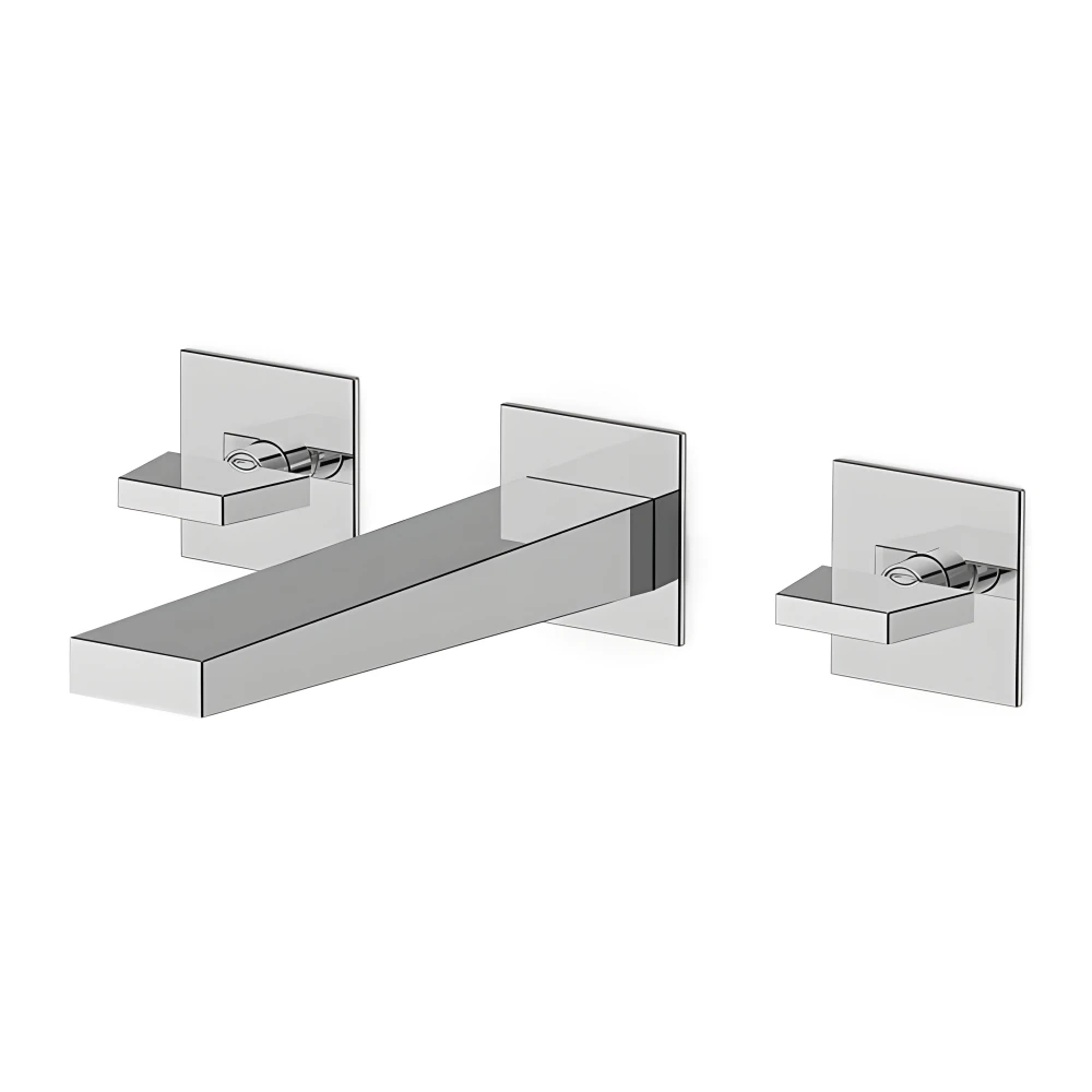 Robinet mélangeur mural encastré