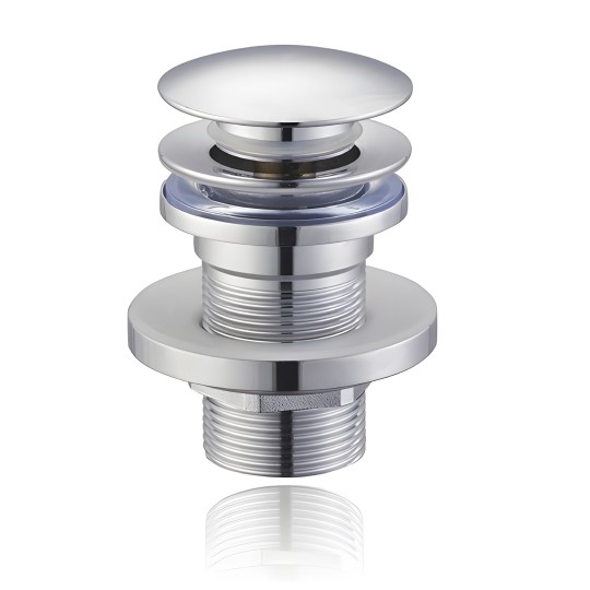 Bonde de vidage clic-clac chromée