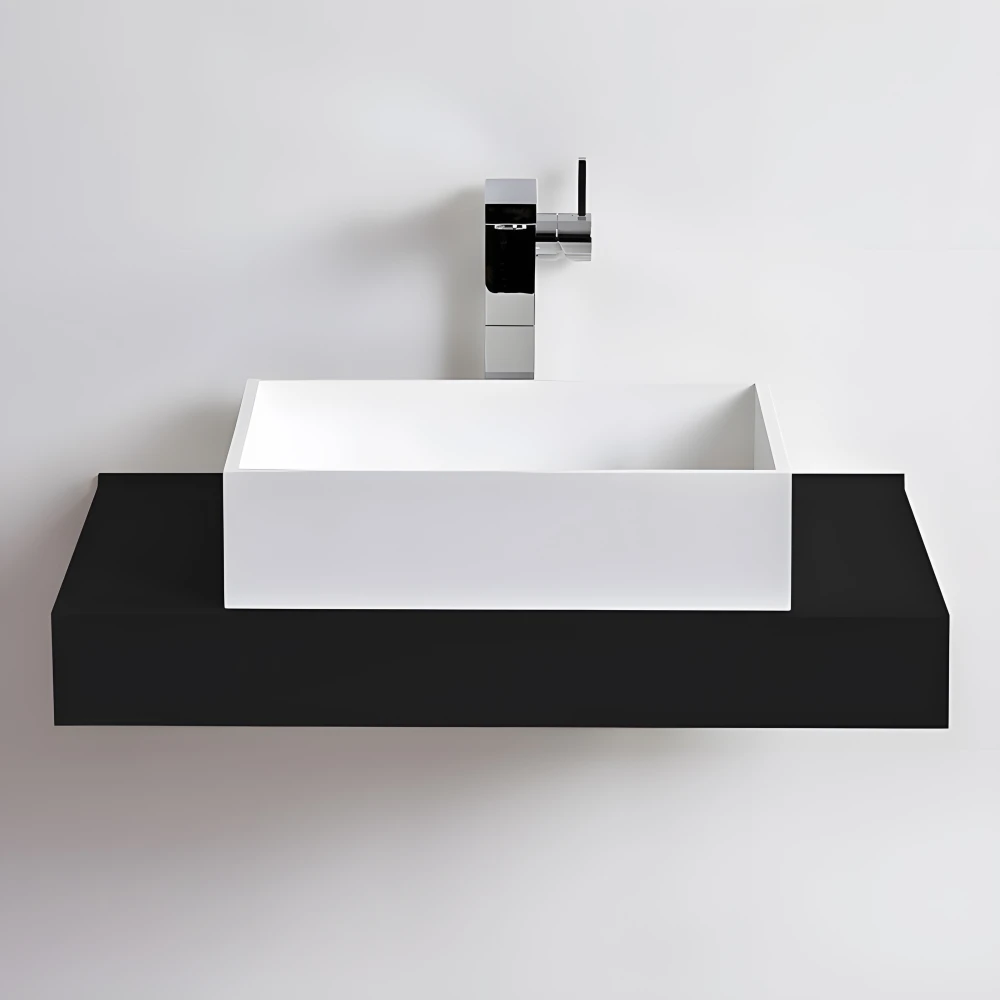 Vasque rectangulaire SQUARE en Solid Surface