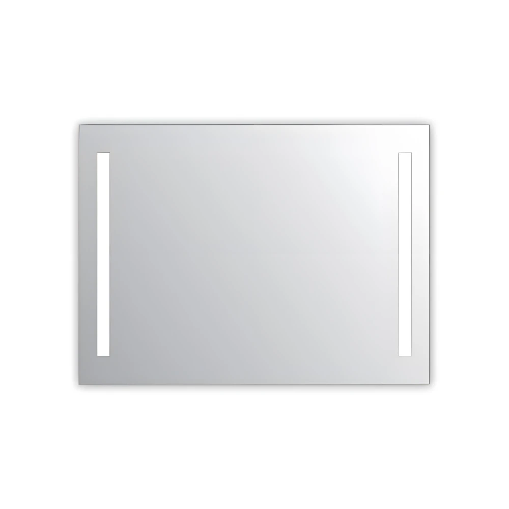Miroir salle de bain VISIO 100x75 cm avec rétroéclairage LED et prises électriques