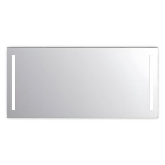 Miroir salle de bain VISIO 160x75 cm avec rétroéclairage LED et prises électriques
