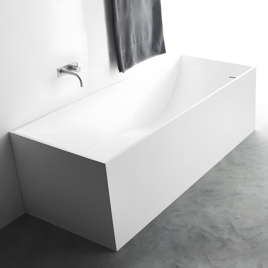 Baignoire ilot SQUARE 170 MATE Solid Surface