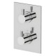Mitigeur thermostatique mural 3 sorties pour douche