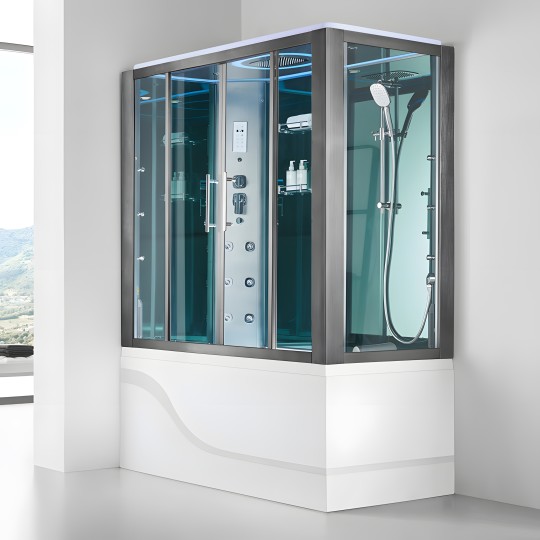 Baignoire douche hammam OMEGA 170 (version gauche)