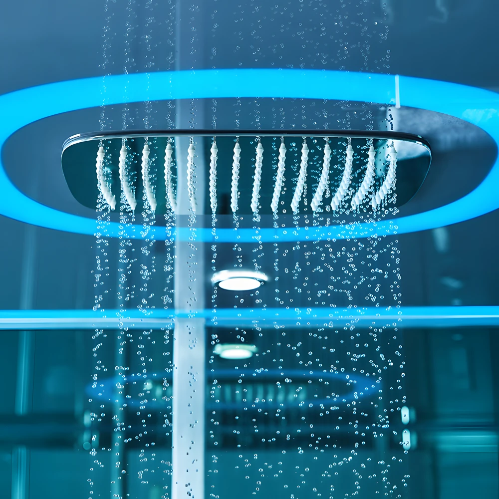 Pluie tropicale avec 140 jets anti-calcaire