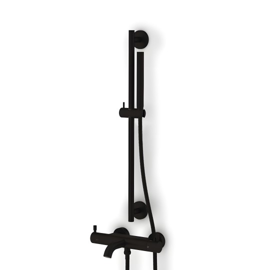 Pack bain / douche thermostatique noir mat LOOP 4