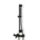 Pack bain / douche thermostatique noir mat LOOP 4