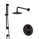 Pack douche encastré thermostatique noir mat LOOP 7
