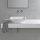 Vasque carrée LAKE 42 en Solid Surface