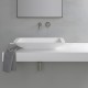 Vasque rectangulaire LAKE 60 en Solid Surface